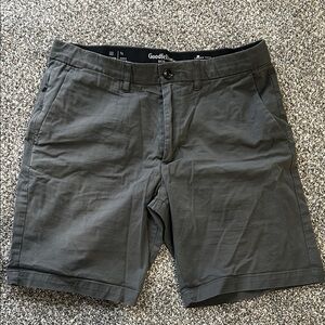 Men's Goodfellow Linden Tech Shorts 9" Inseam | Goodfellow Shorts | Dark Gray